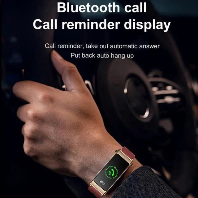 Alt view image 2 of 7 - K13 1.14 inch Silicone Band Earphone Detachable Smart Watch Support Bluetooth Call Silicone Band (Black Silver) (Black Silver)