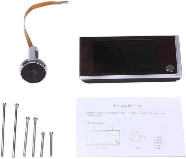 Alt view image 6 of 6 - SN520A Digital Peephole Door Viewer