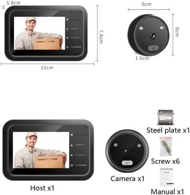 Alt view image 4 of 7 - Smart Home Electronic Doorbell