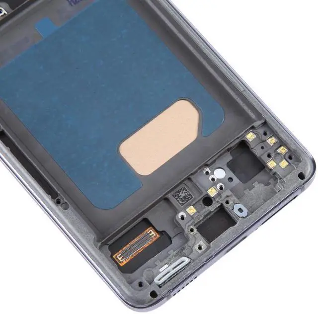 Alt view image 4 of 7 - For Samsung Galaxy S21 5G SM-G991 TFT LCD Screen Digitizer Full Assembly with Frame (Grey)