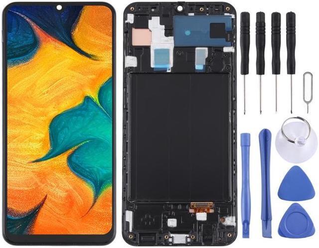 Samsung Galaxy A30 2019 A305 AMOLED LCD Screen cheapest Digitizer Frame Replacement Black