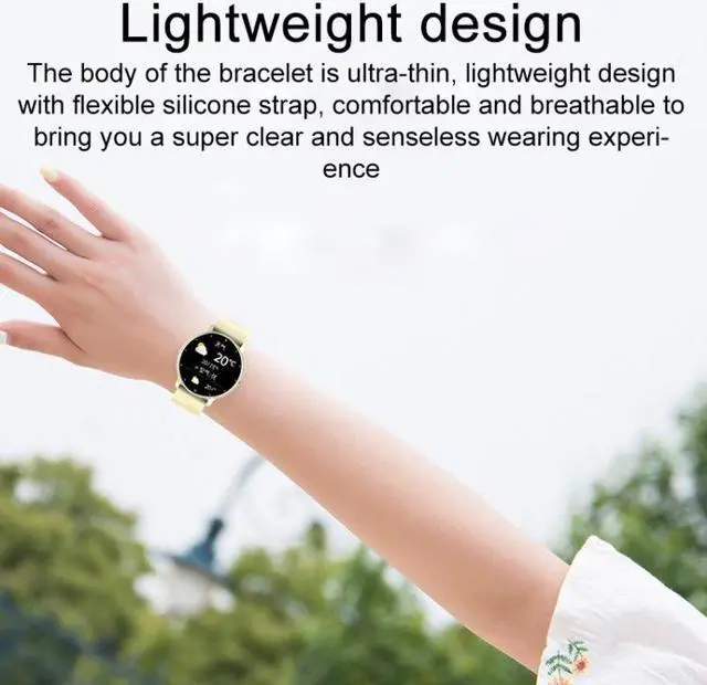 Alt view image 6 of 7 - ZL02D 1.28 inch IP67 Waterproof Steel Band Smart Watch Support Heart Rate Monitoring (Pink)