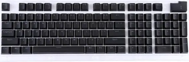 Main image of ABS Translucent Keycaps Universal Game Keyboard Black