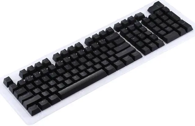 Alt view image 2 of 6 - ABS Translucent Keycaps Universal Game Keyboard Black