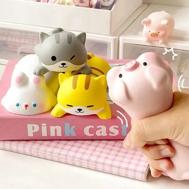Alt view image 3 of 7 - Decompression Memory Foam Mouse Pad Cute Desktop Mouse Wrist Cusion Hand Rest Cat