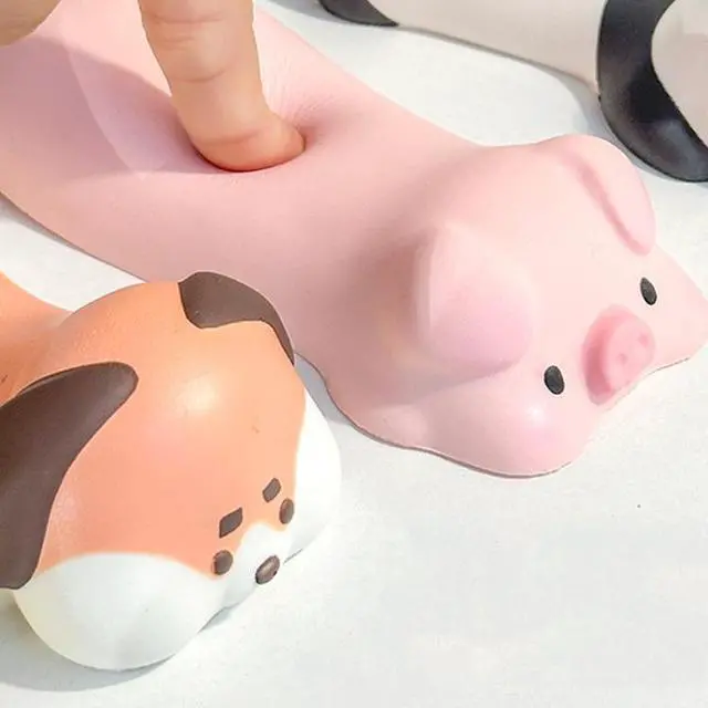 Alt view image 4 of 7 - Decompression Memory Foam Mouse Pad Cute Desktop Mouse Wrist Cusion Hand Rest Cat