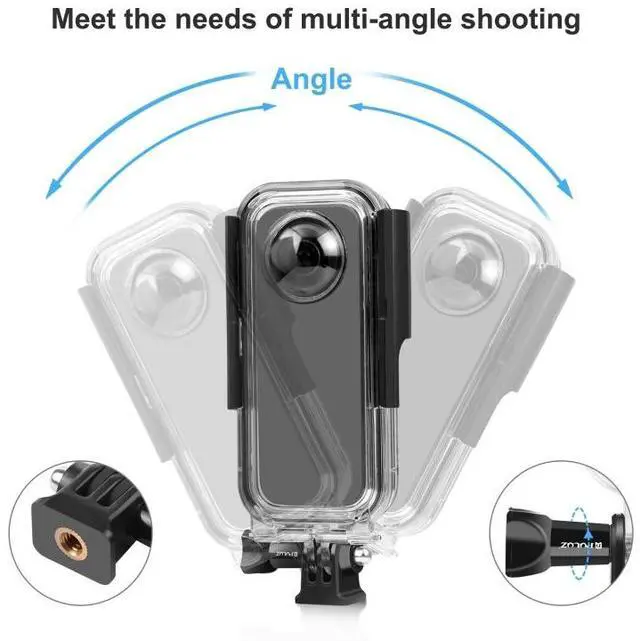 Alt view image 3 of 7 - For Insta360 X3 PULUZ 30m Underwater Waterproof Housing Case