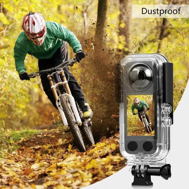 Alt view image 5 of 7 - For Insta360 X3 PULUZ 30m Underwater Waterproof Housing Case