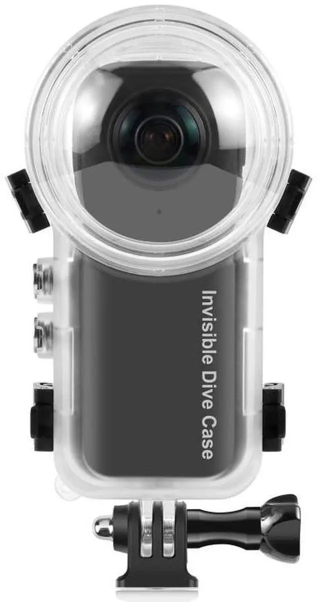 Alt view image 3 of 7 - For Insta360 X3 PULUZ Invisible Dive Case 50m Waterproof Sealed Case (Transparent)