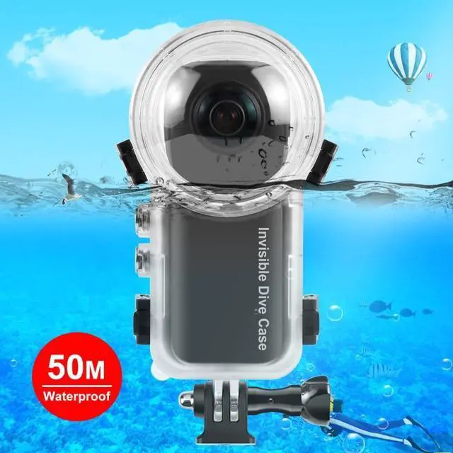 Main image of For Insta360 X3 PULUZ Invisible Dive Case 50m Waterproof Sealed Case (Transparent)