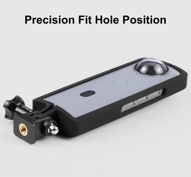 Alt view image 5 of 7 - PULUZ PC ABS Plastic Protective Frame for Ricoh Theta SC2, with Adapter Mount & Screw(Black)