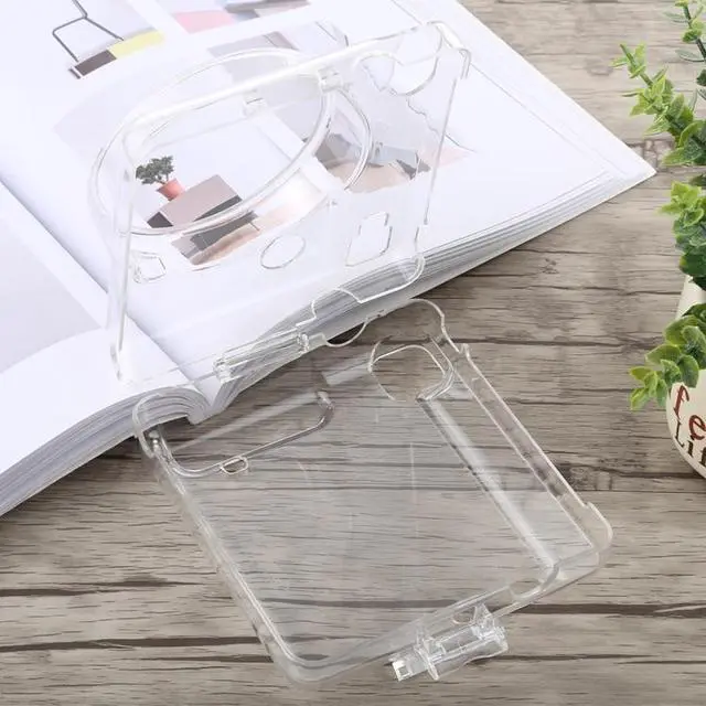 Alt view image 5 of 6 - Protective Crystal Shell Case with Strap for FUJIFILM instax SQUARE SQ6 (Transparent)