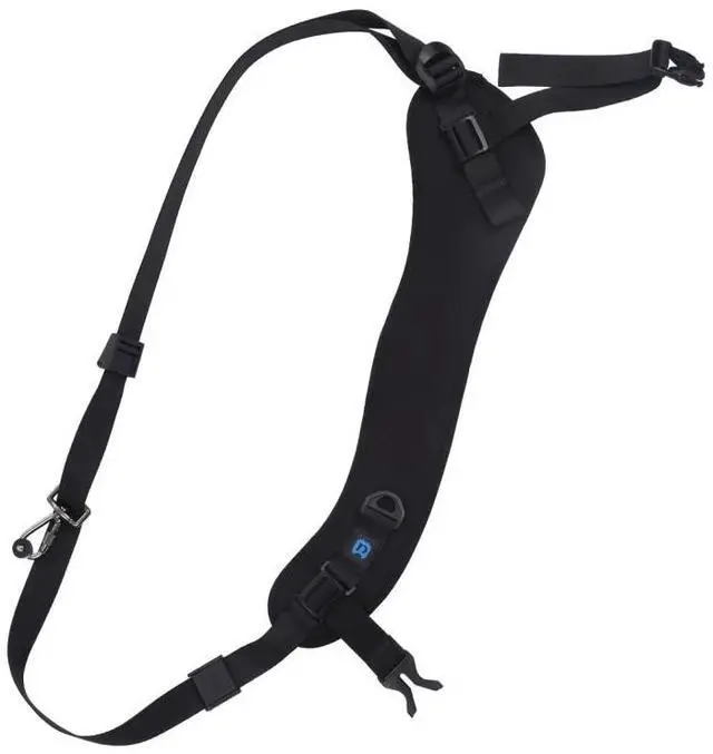 Alt view image 2 of 7 - PULUZ Quick Release Anti-Slip Soft Pad Nylon Breathable Curved Camera Strap with Metal Hook for SLR / DSLR Cameras