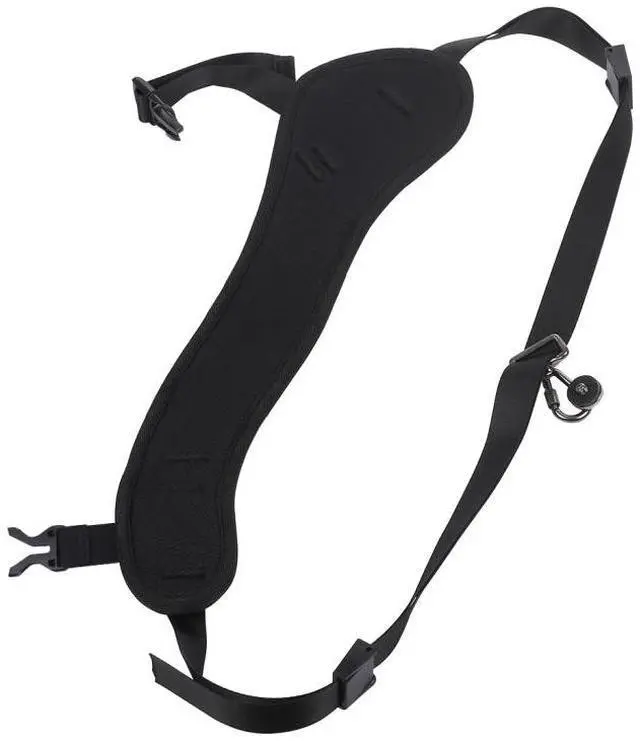 Alt view image 3 of 7 - PULUZ Quick Release Anti-Slip Soft Pad Nylon Breathable Curved Camera Strap with Metal Hook for SLR / DSLR Cameras