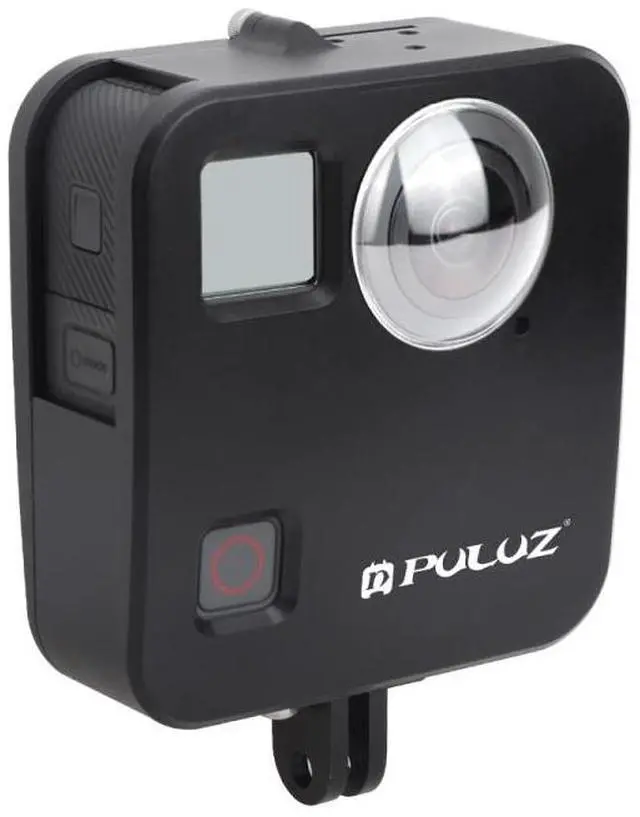 Main image of PULUZ for GoPro Fusion Housing Shell CNC Aluminum Alloy Protective Cage with Basic Mount & Lens Caps(Black)