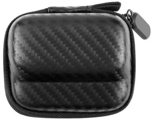 Alt view image 2 of 7 - For Insta360 GO 3 / GO 3S PULUZ Mini Body Bag Portable Carbon Fiber EVA Storage Bag (Black)