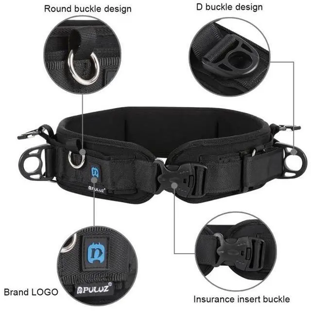 Alt view image 4 of 7 - PULUZ Multi-functional Bundle Waistband Strap Belt with Hook for SLR / DSLR Cameras
