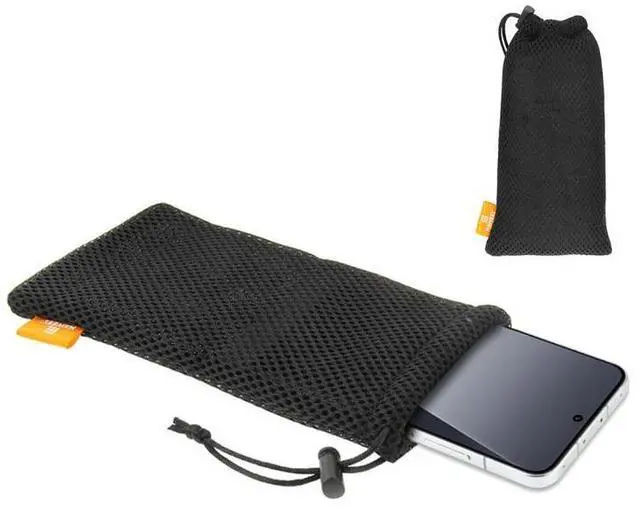 Main image of HAWEEL Pouch Bag for Smart Phones, Power Bank and other Accessories, Size up to 5.5 inch(Black)