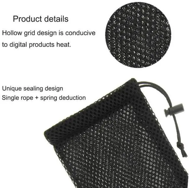 Alt view image 4 of 7 - HAWEEL Pouch Bag for Smart Phones, Power Bank and other Accessories, Size up to 5.5 inch(Grey)