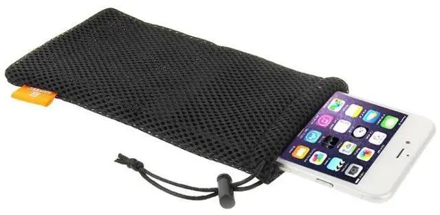 Alt view image 6 of 7 - HAWEEL Pouch Bag for Smart Phones, Power Bank and other Accessories, Size up to 5.5 inch(Grey)