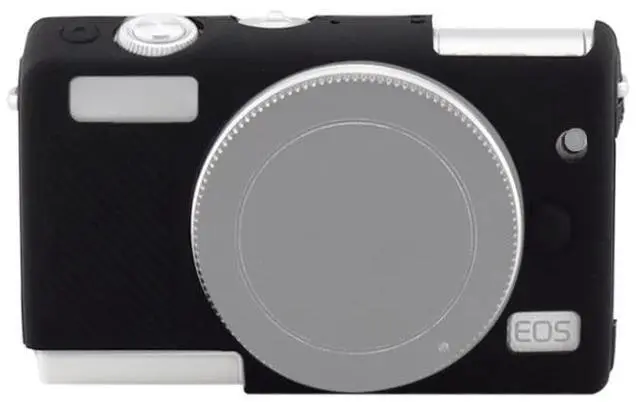 Main image of Soft Silicone Protective Case for Canon EOS M200 (Black)