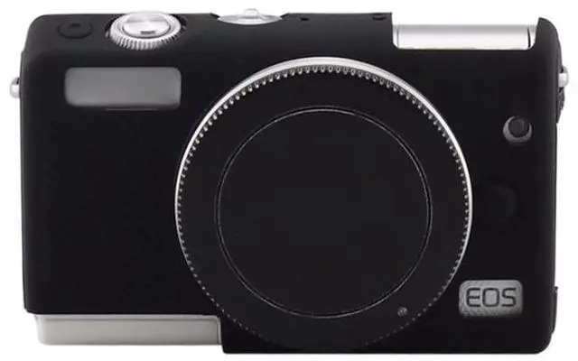 Alt view image 6 of 6 - Soft Silicone Protective Case for Canon EOS M200 (Brown)