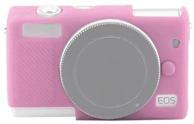 Main image of Soft Silicone Protective Case for Canon EOS M200 (Pink)