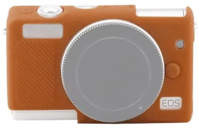 Main image of Soft Silicone Protective Case for Canon EOS M200 (Brown)