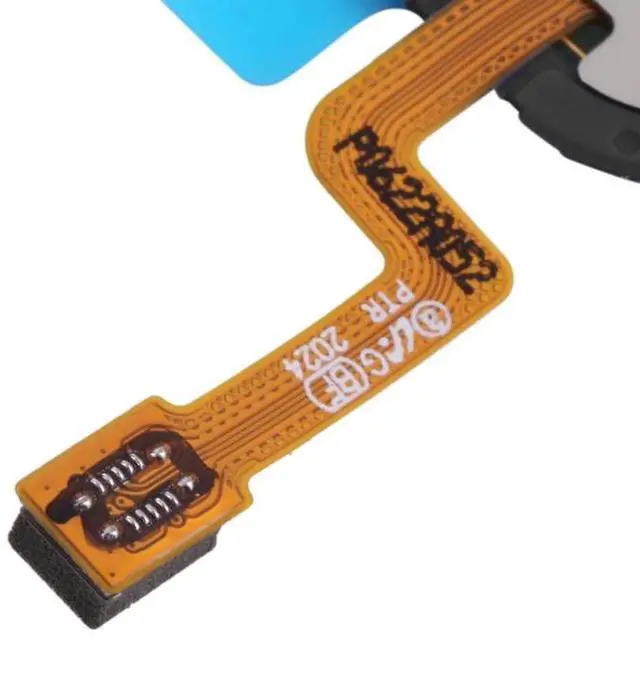 Alt view image 4 of 4 - For Samsung Galaxy A21s SM-A217 Fingerprint Sensor Flex Cable(Black)