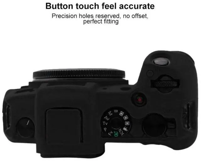 Alt view image 5 of 7 - PULUZ Soft Silicone Protective Case for Canon EOS RP(Black)
