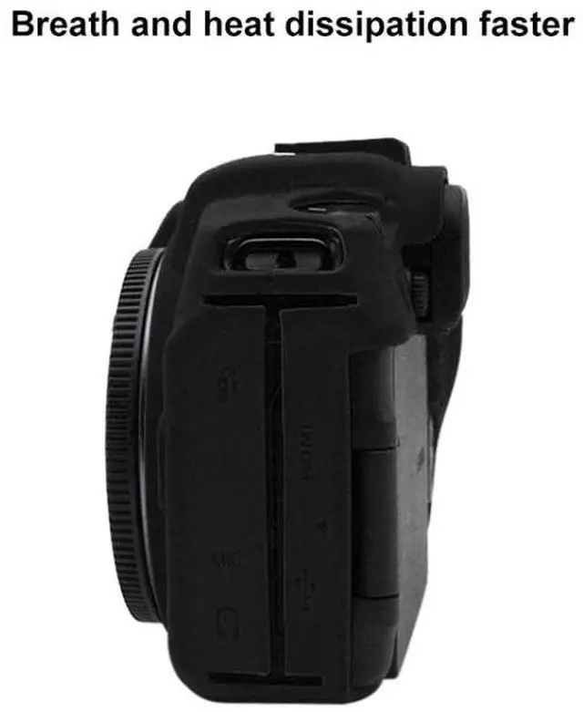 Alt view image 6 of 7 - PULUZ Soft Silicone Protective Case for Canon EOS RP(Black)