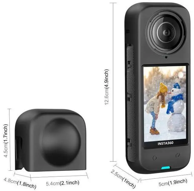 Alt view image 4 of 7 - For Insta360 X4 PULUZ Full Body Dust-proof Silicone Protective Case (White)