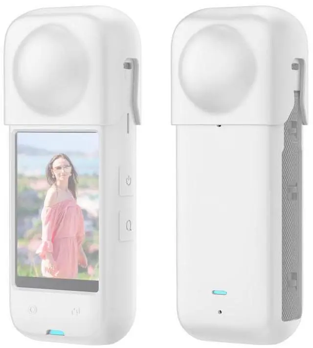 Main image of For Insta360 X4 PULUZ Full Body Dust-proof Silicone Protective Case (White)