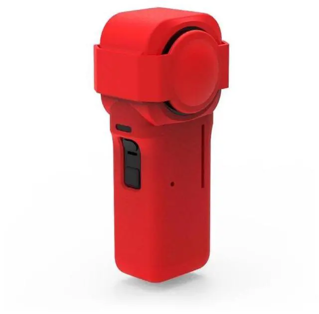 Main image of PULUZ Silicone Protective Case with Lens Cover for Insta360 One RS 1-Inch 360 Edition(Red)