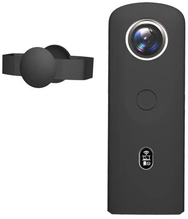 Main image of PULUZ Silicone Protective Case with Lens Cover for Ricoh Theta SC2 360 Panoramic Camera(Black)