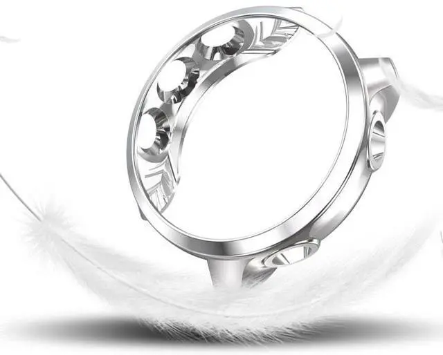 Main image of For Garmin Forerunner 245 TPU Electroplated Watch Case(Silver)