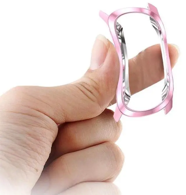 Alt view image 3 of 5 - For Garmin Forerunner 245 TPU Electroplated Watch Case(Silver)