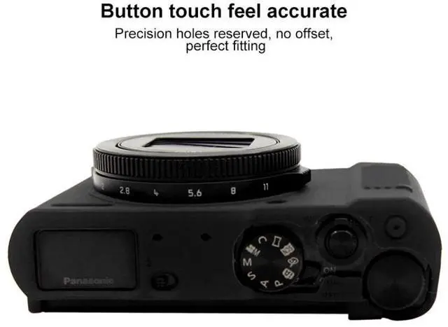 Alt view image 5 of 7 - PULUZ Soft Silicone Protective Case for Panasonic Lumix LX10(Coffee)