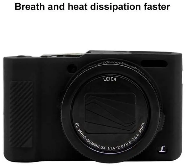 Alt view image 6 of 7 - PULUZ Soft Silicone Protective Case for Panasonic Lumix LX10(Coffee)