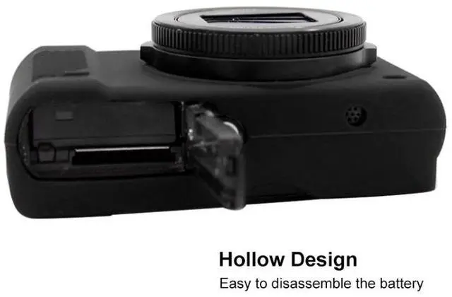 Alt view image 7 of 7 - PULUZ Soft Silicone Protective Case for Panasonic Lumix LX10(Coffee)