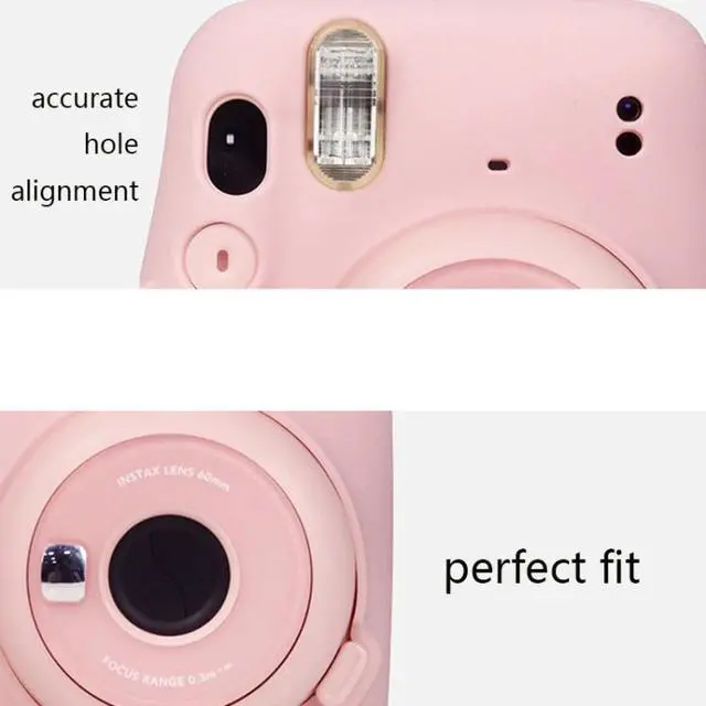 Alt view image 4 of 6 - Camera Jelly Color Silicone Protective Cover For Fujifilm Instax mini 11(White)