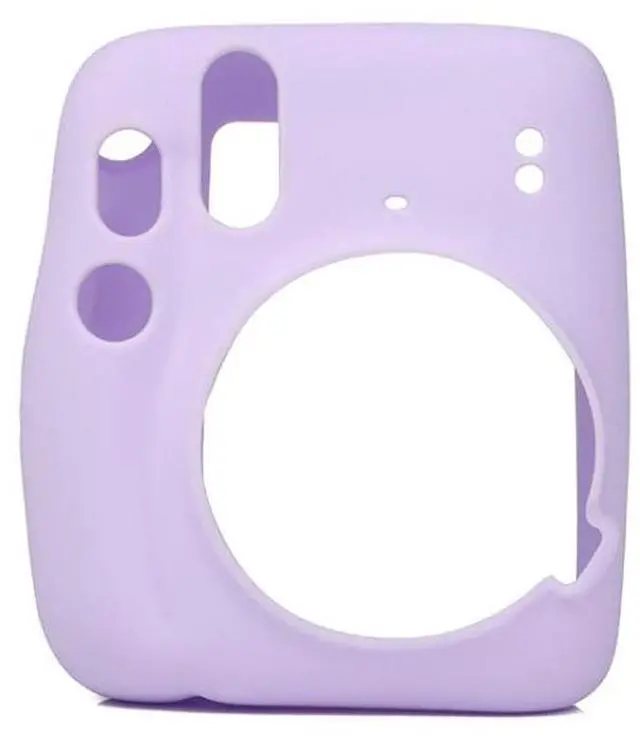 Main image of Camera Jelly Color Silicone Protective Cover For Fujifilm Instax mini 11(Purple)
