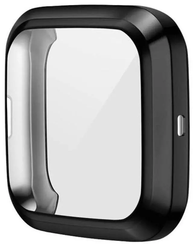 Alt view image 4 of 7 - For Fitbit versa 2 Plating TPU All-inclusive Protective Shell(Black)