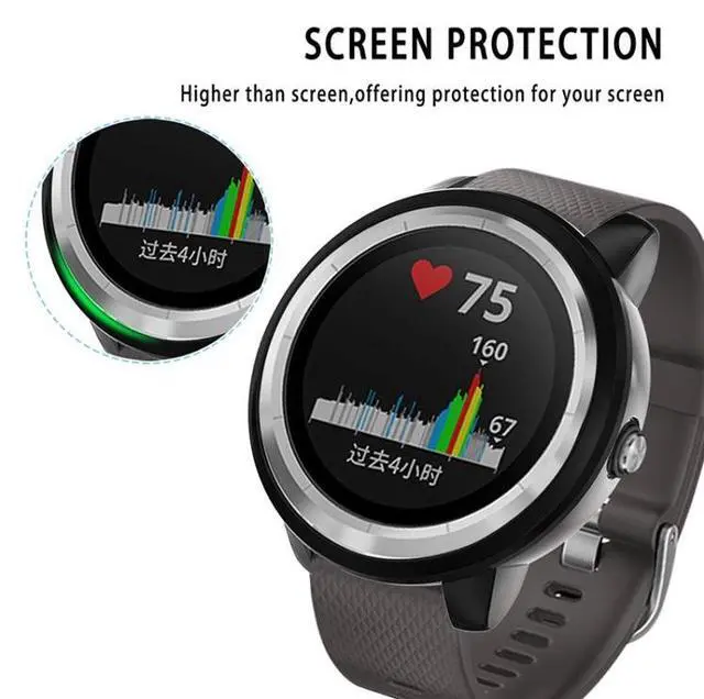 Alt view image 6 of 7 - For Garmin Vivoactive 3 TPU Protective Case(Transparent)