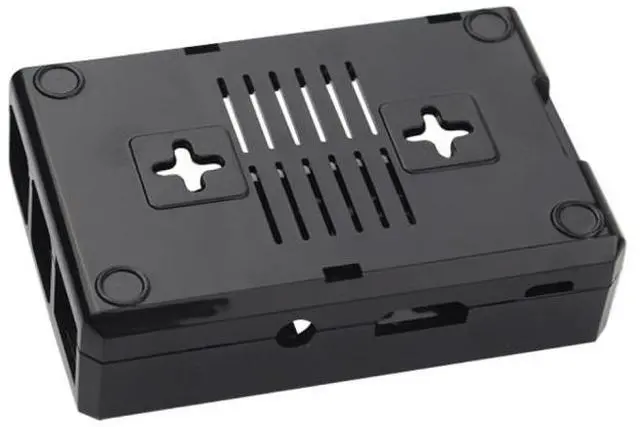 Alt view image 4 of 5 - ABS Protective Shell Case with Cooling Fan Hole for Raspberry pi 3 (Black)