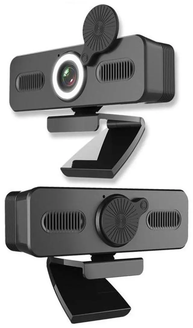 Alt view image 2 of 7 - C360 4K Network High-Definition Computer Camera Drive-Free Beautifying Light Camera with Omnidirectional Microphone, Cable Length: 1.8m 4K