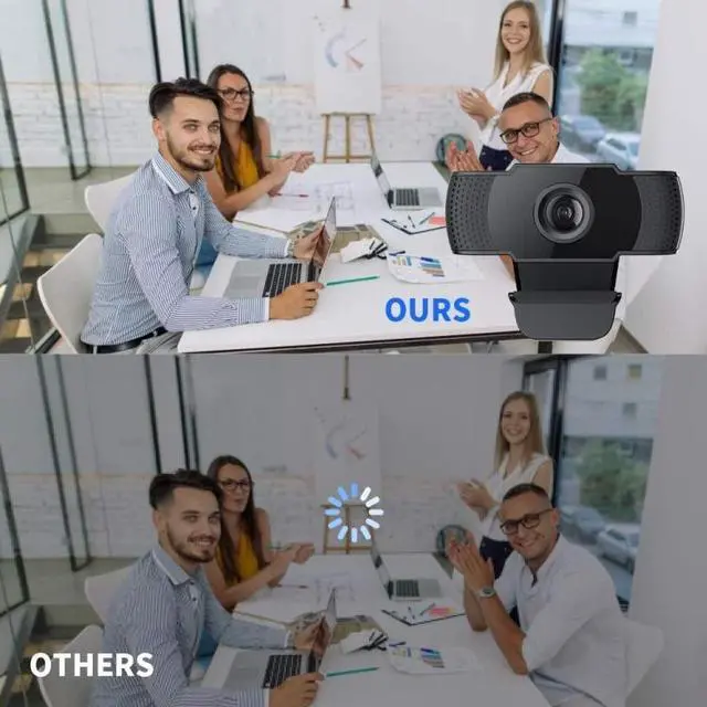 Alt view image 6 of 7 - HD 1080P Megapixels USB Webcam Camera CMOS Sensor with MIC for Computer PC Laptops
