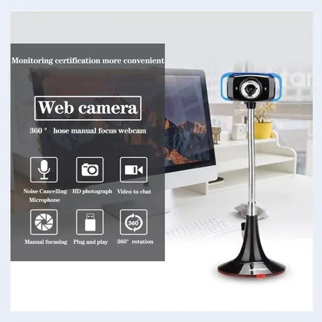 Alt view image 4 of 7 - aoni Kujing HD Business Vertical Photo Computer Camera with Microphone