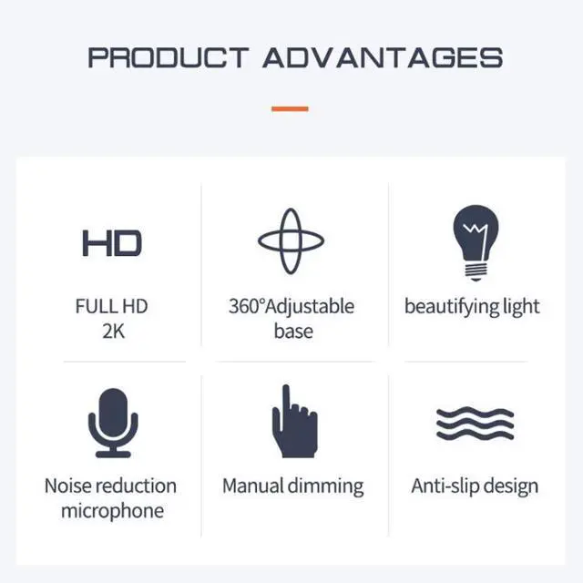 Alt view image 6 of 7 - A9mini USB Drive-Free HD Fill Light Camera with Microphone, Pixel:2.0 Million Pixels 1080P 1080P