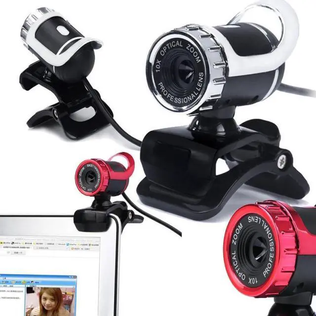 Alt view image 4 of 6 - HXSJ A859 480P Computer Network Course Camera Video USB Camera Built-in Sound-absorbing Microphone(Black) No Camera Function Black